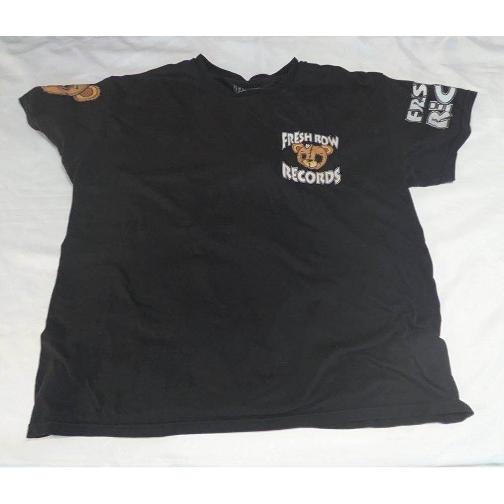 Fresh Laundry T-Shirt‎ Mens 2XL Black Good Fresh Row Records Graphic Tee Urban